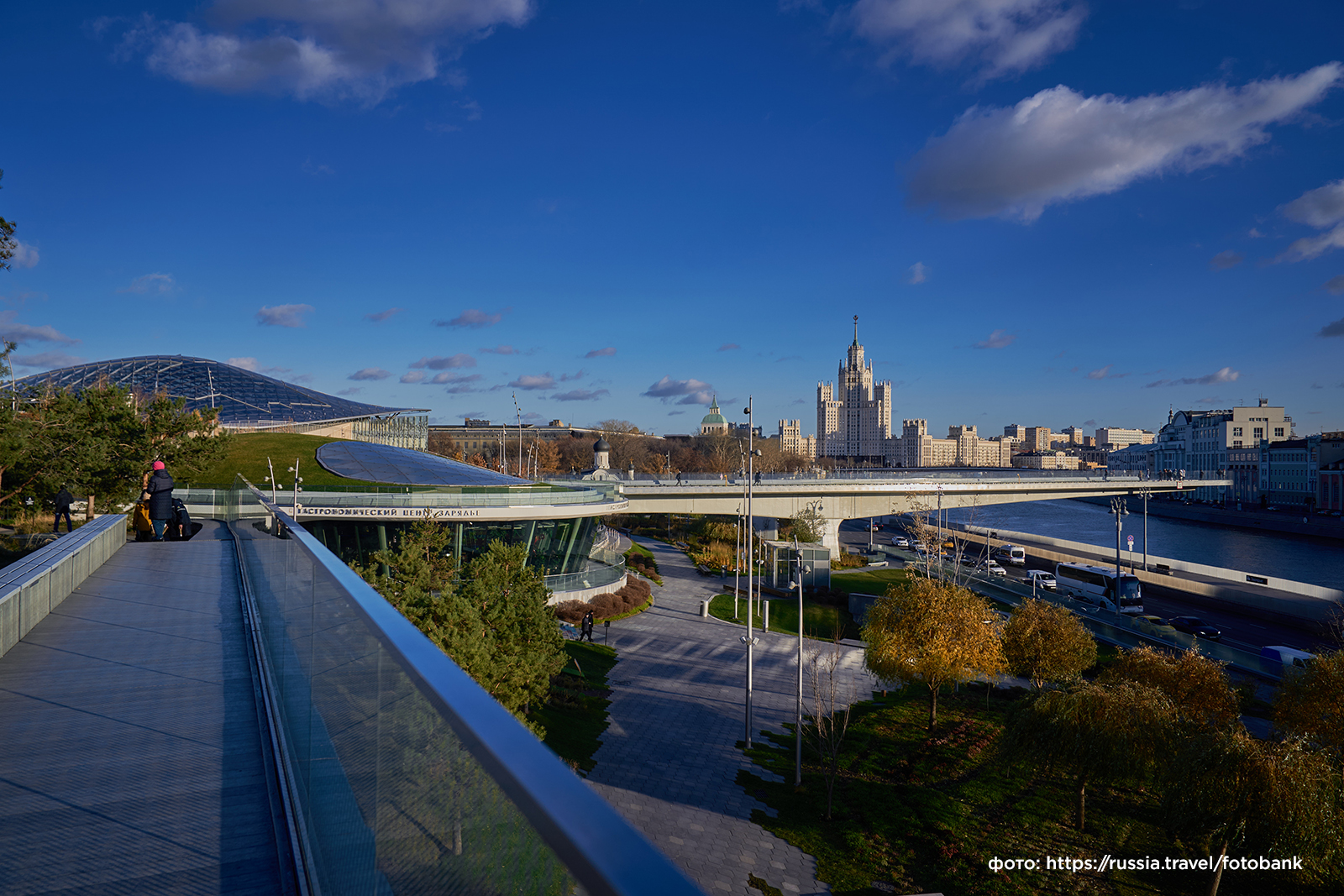 Красивые мосты в Москве