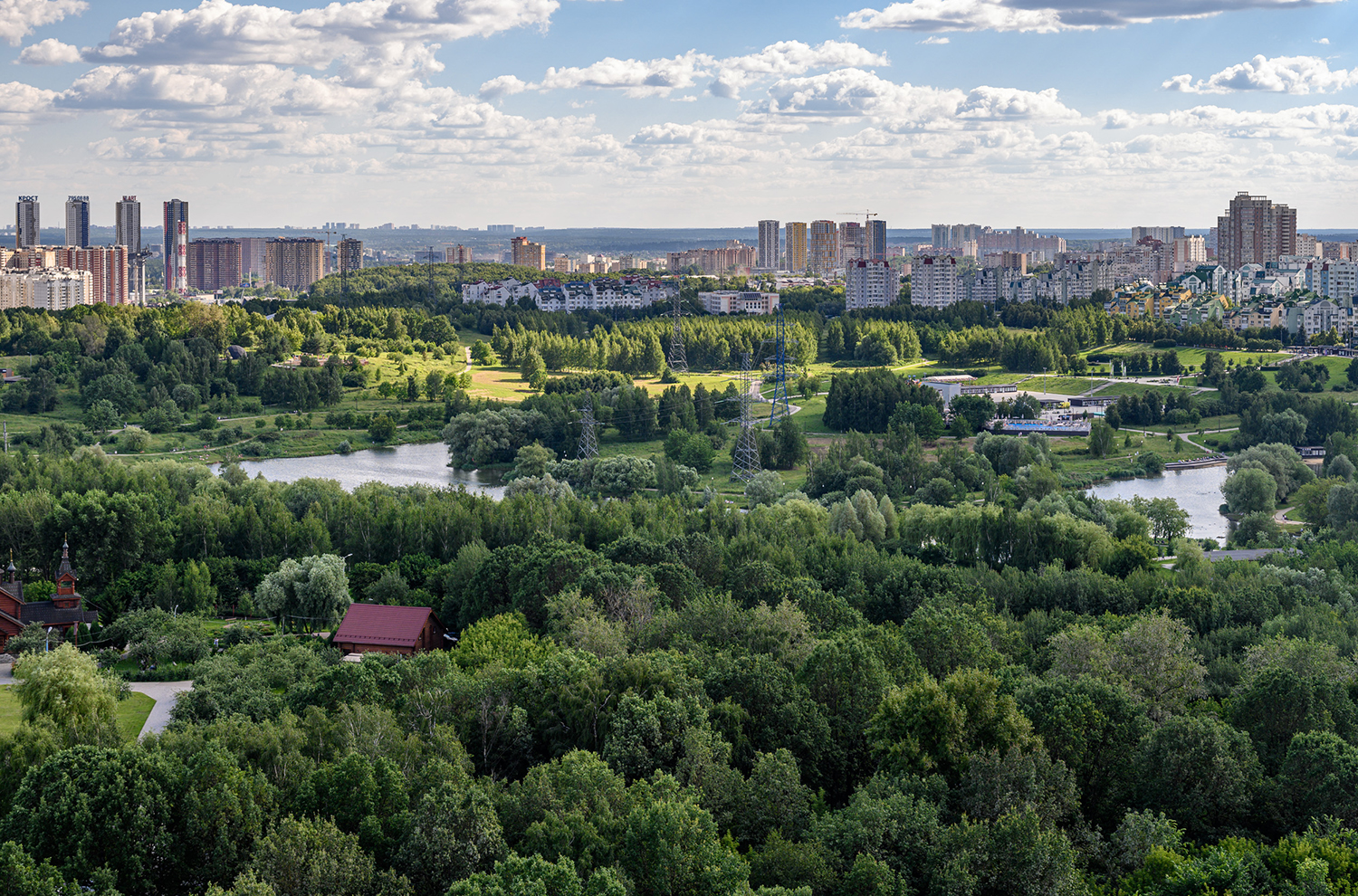 Пять экологически чистых районов Москвы